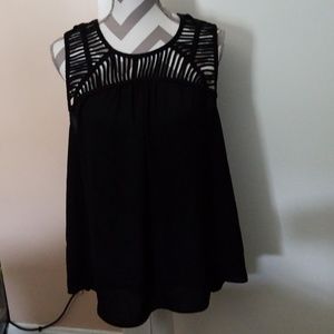 Solid Black Tank top